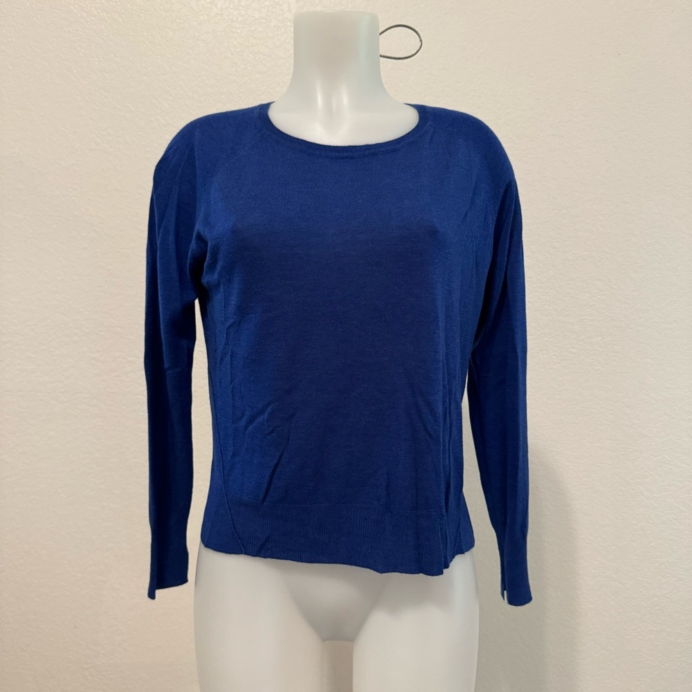 Zara knit blue sweater size medium